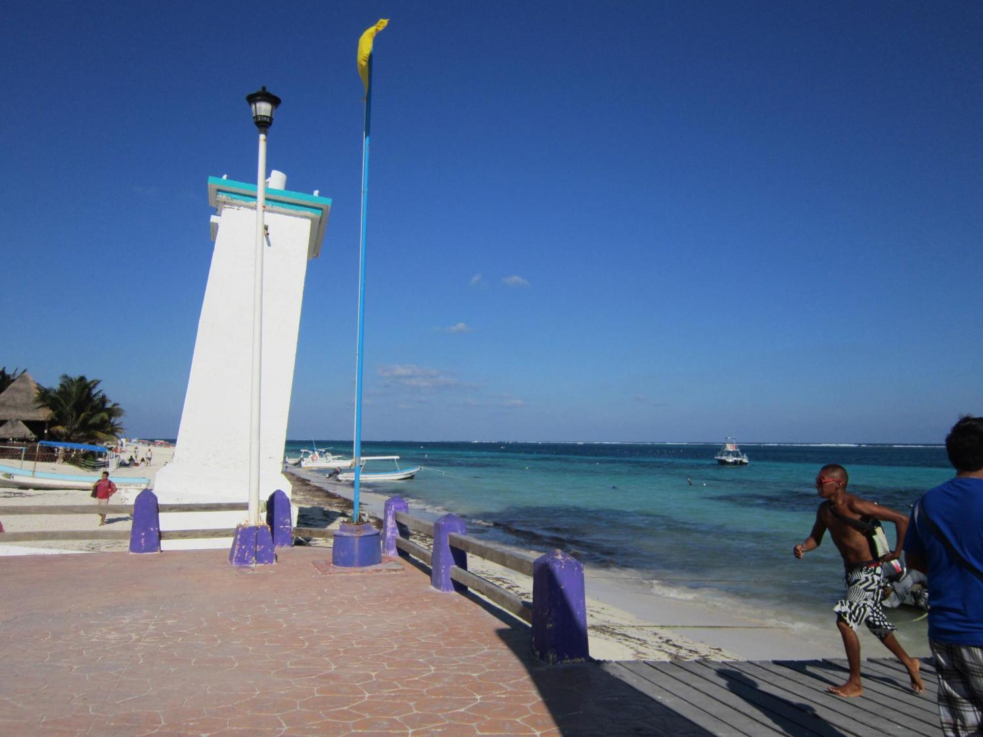 Buenos Dias Guest House Puerto Morelos Bagian luar foto