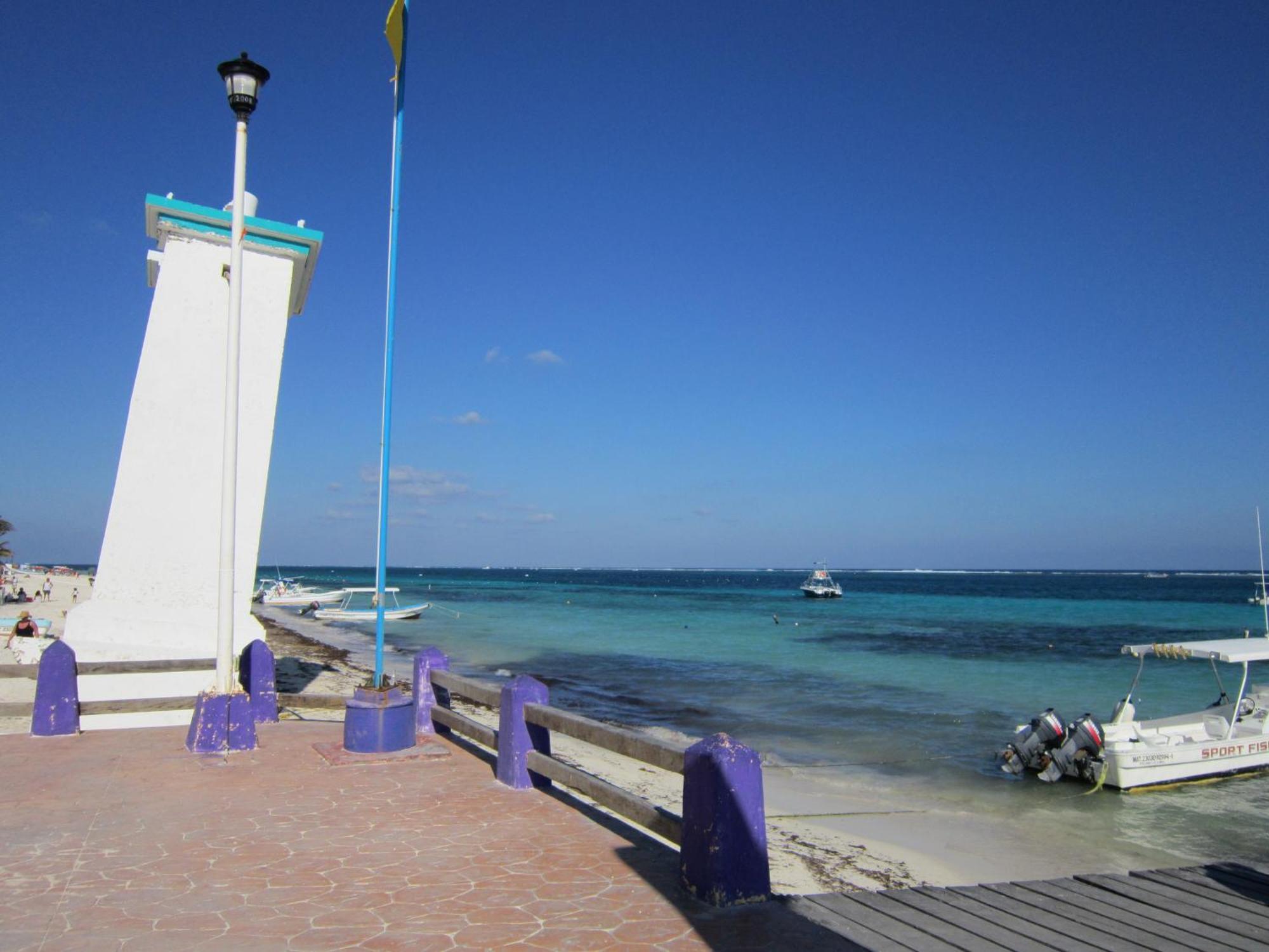 Buenos Dias Guest House Puerto Morelos Bagian luar foto