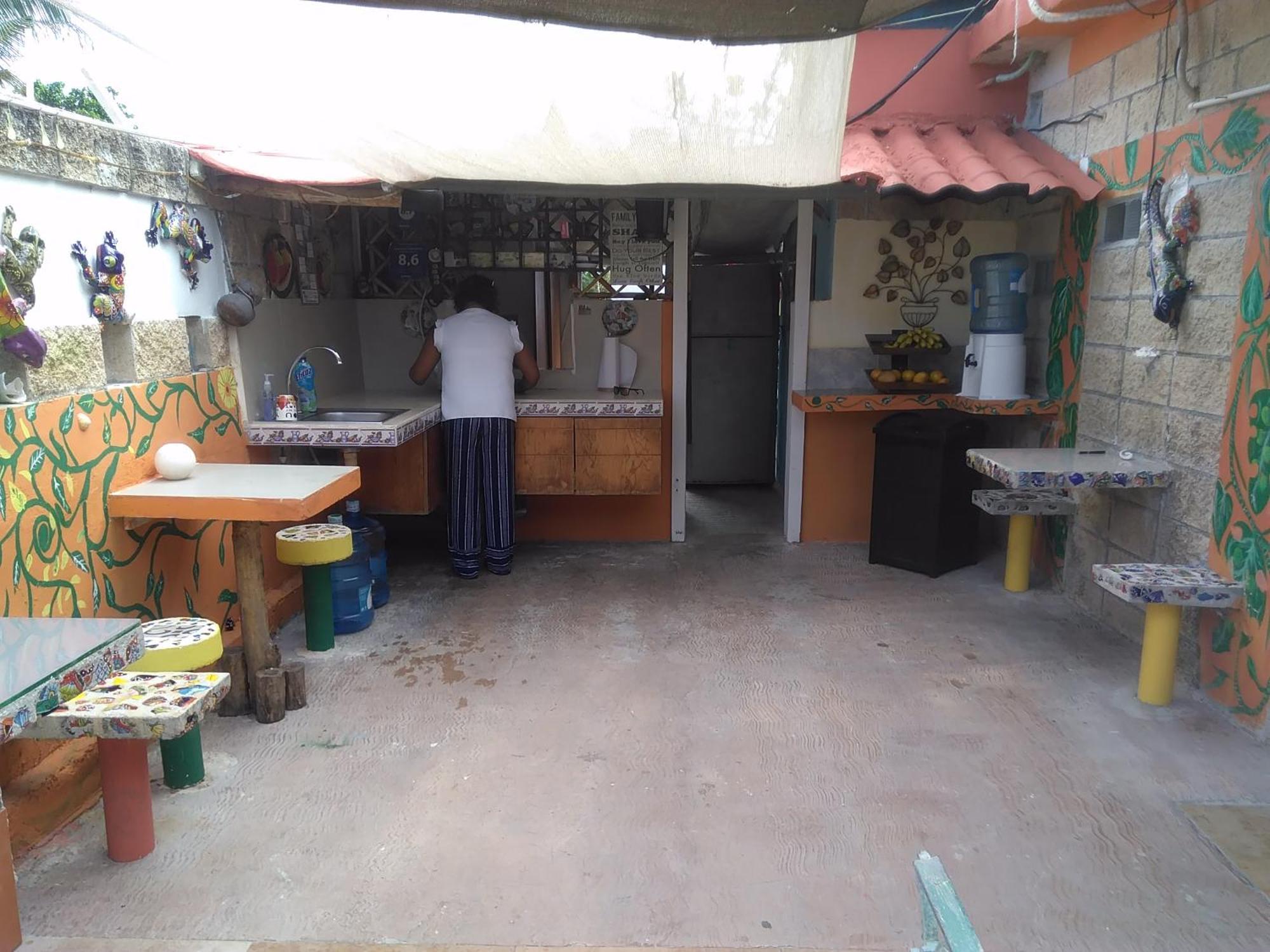 Buenos Dias Guest House Puerto Morelos Bagian luar foto