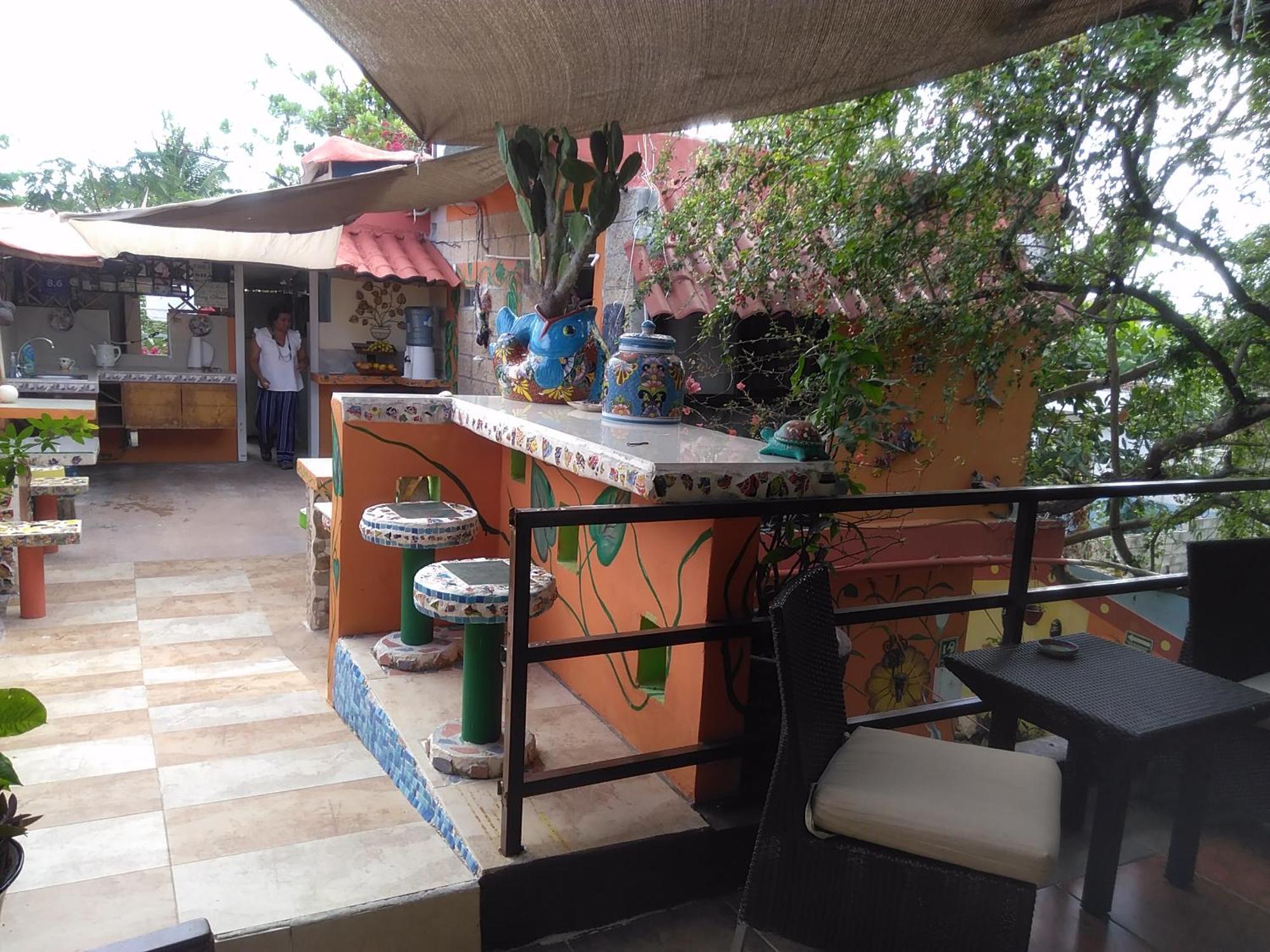 Buenos Dias Guest House Puerto Morelos Bagian luar foto