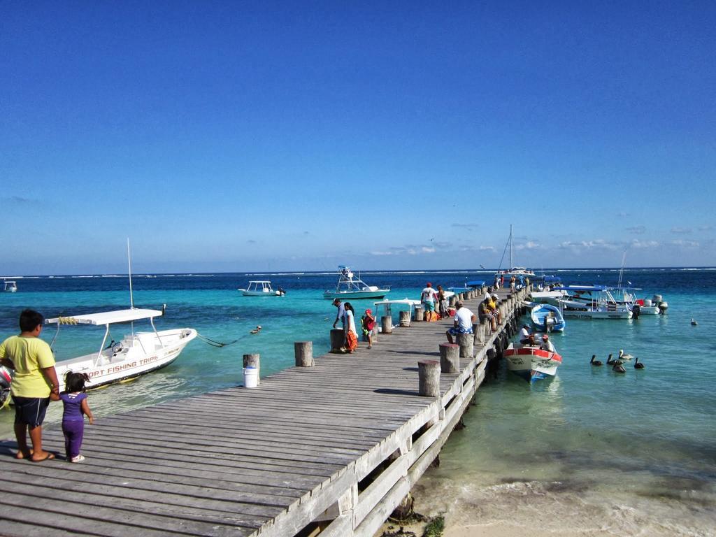 Buenos Dias Guest House Puerto Morelos Bagian luar foto